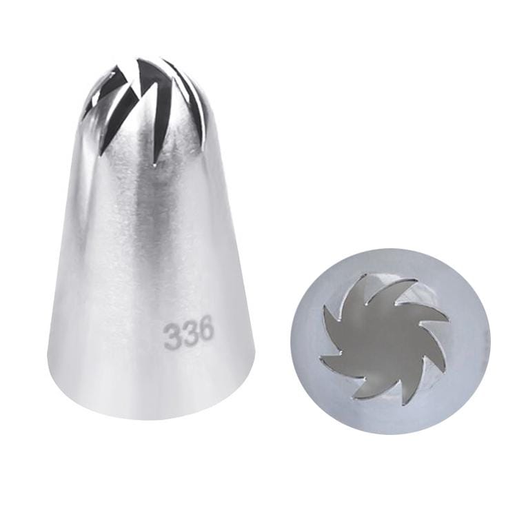 5 PCS Large Size Icing Piping Shape Nozzle Cake Cream Decoration Head Bakery Pastry Tips Stainless Steel Decorating Tool Bakeware