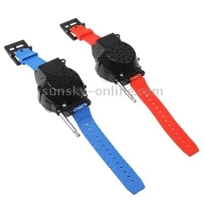 One Pair of Watch 2-Way Radio Walkie Talkie Interphone Toy with Antenna (Blue)