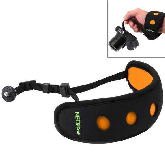 NEOpine Neoprene HS-5 Quick DSLR Camera Wrist Strap with 1/4 inch Screw (Orange)