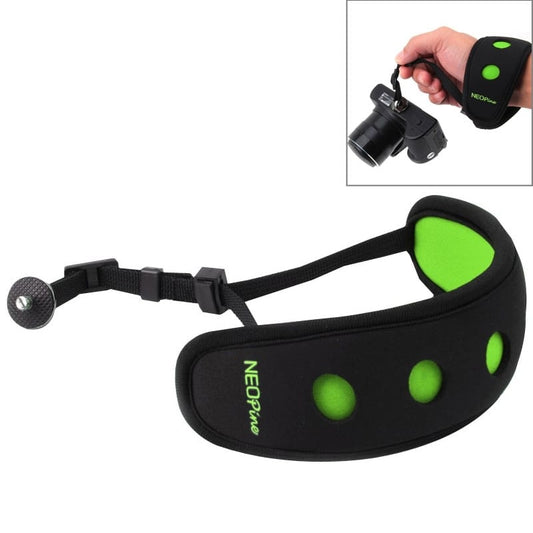 NEOpine Neoprene HS-5 Quick DSLR Camera Wrist Strap with 1/4 inch Screw (Green)