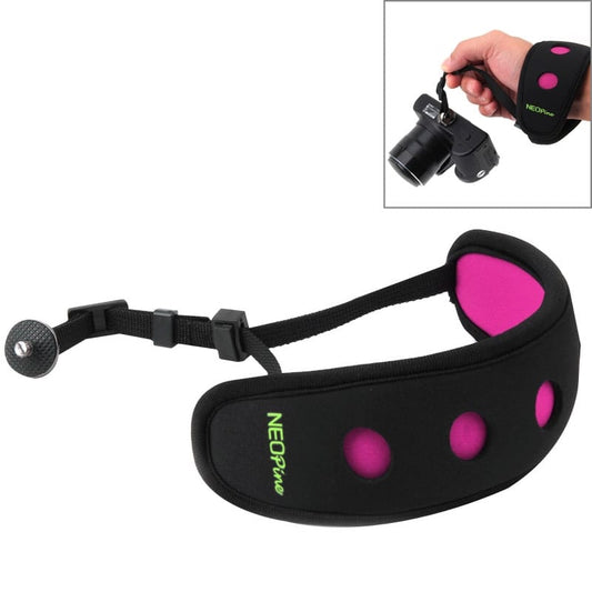NEOpine Neoprene HS-5 Quick DSLR Camera Wrist Strap with 1/4 inch Screw (Magenta)