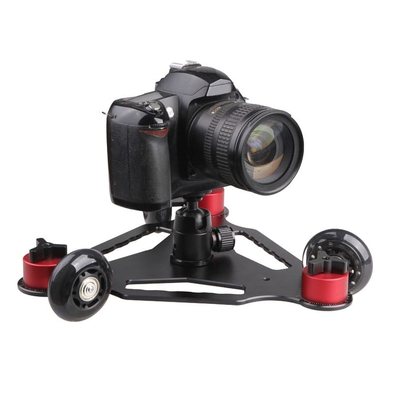 Desktop Camera Rail Car Table Dolly Video Slider Track for DSLR Camcorder