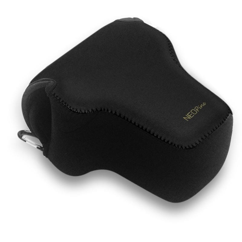 For Sony A7R4NEOpine Neoprene Soft Camera Inner Protective Triangle Bag with Carabiner, Color:Black