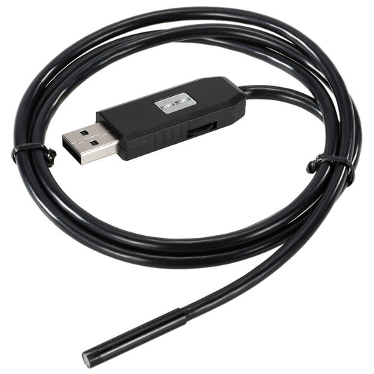 OWSOO  6 LED 5.5MM Lens Endoscope IP67 Waterproof Inspection - 1m
