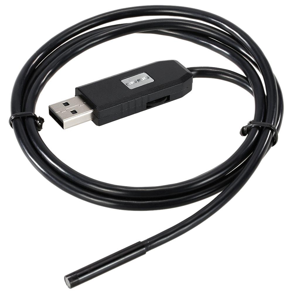 OWSOO  6 LED 5.5MM Lens Endoscope IP67 Waterproof Inspection - 1m