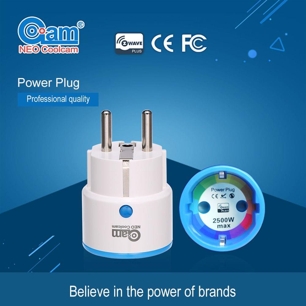NEO Coolcam Z-wave EU Smart Power Plug Socket Compatible - EU Plug