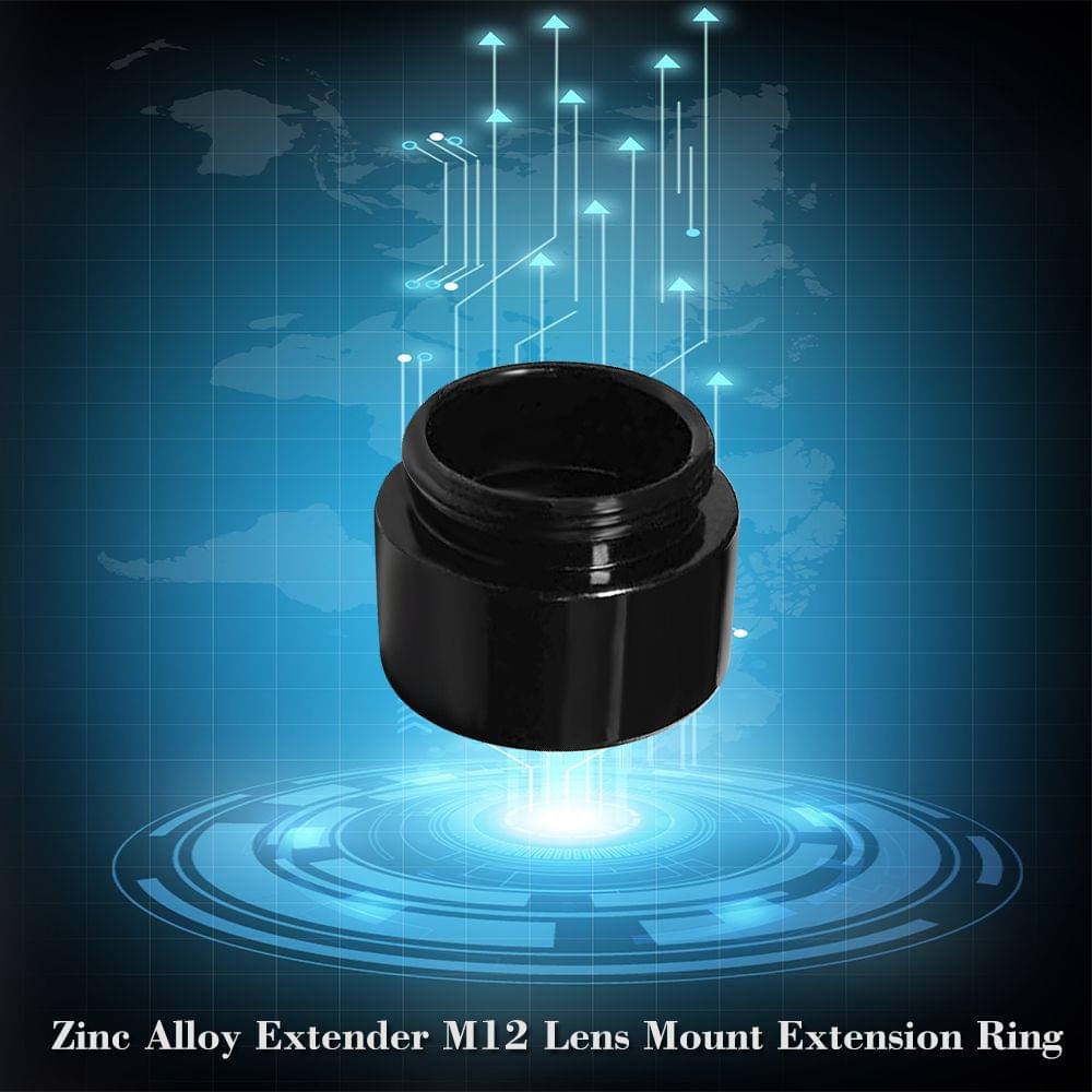 2PCS/Lot M12 Mount Thread Extension Adapter Zinc Alloy - 2pcs