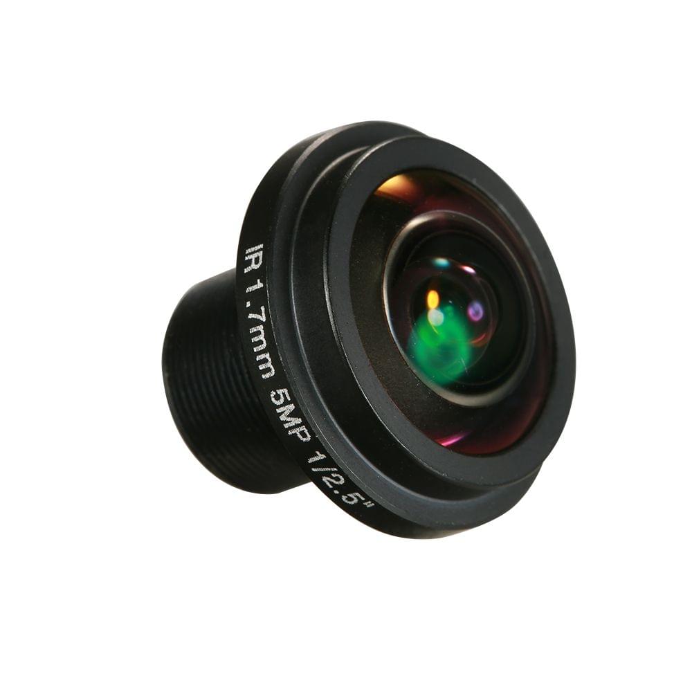 1.7mm Fisheye Lens HD 5.0 Megapixel M12 Mount 1/2.5" F2.0