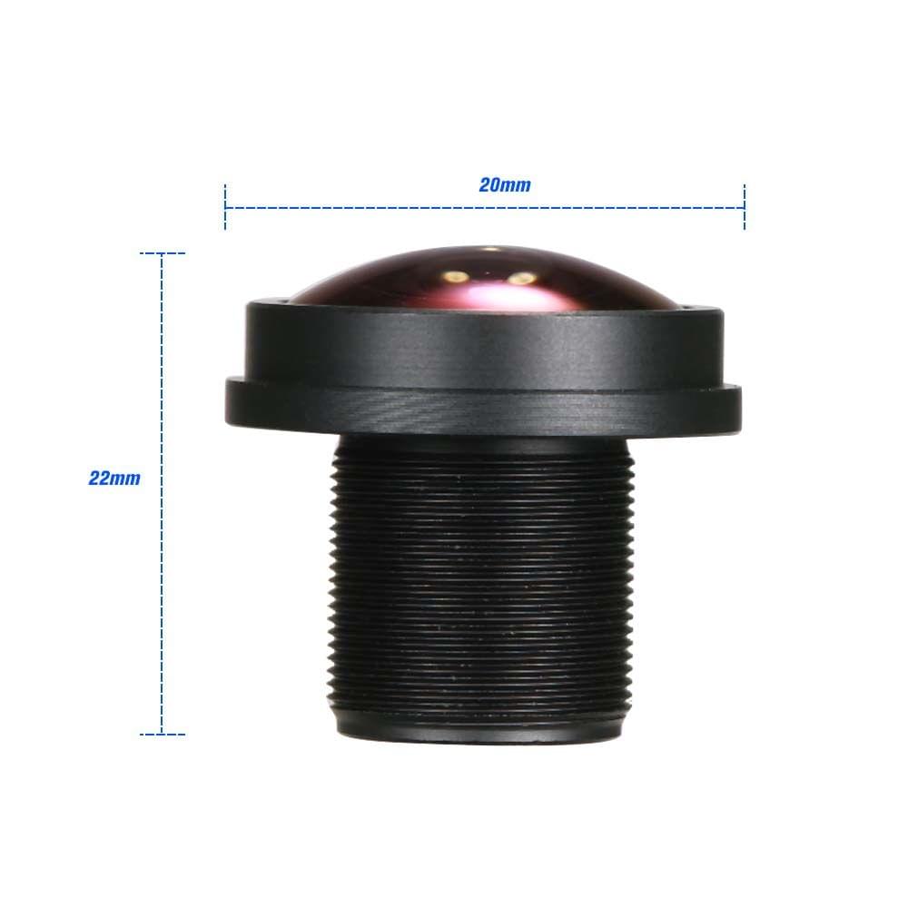1.8mm Fisheye Lens HD 5.0 Megapixel IR M12 Mount 1/2.5" F2.0
