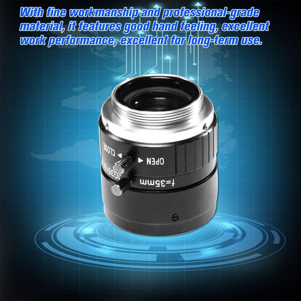 35mm Lens F1.8 CS Mount 5.0 MegaPixel 17.5 Degree Lens