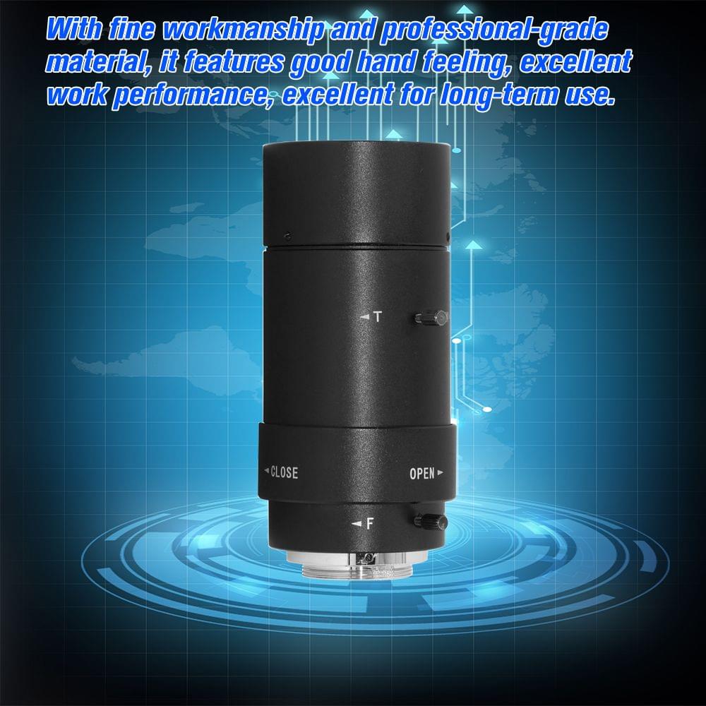 5-100mm CS F1.8 Lens 1/3" Manual Iris & Focal Length