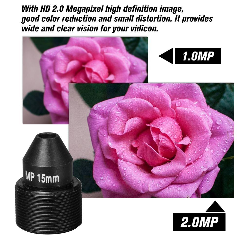 HD 2.0 Megapixel Pinhole Lens M12 CCTV MTV Board 15mm Lens
