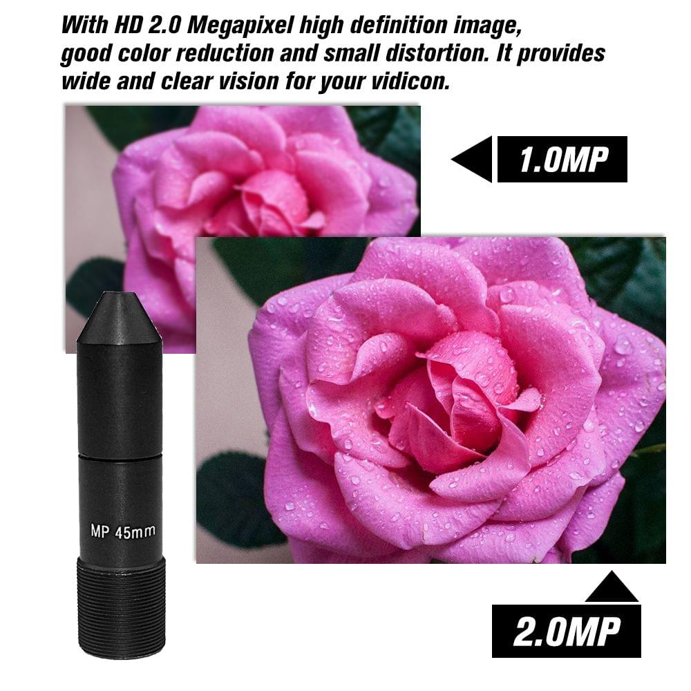 HD 2.0 Megapixel 45mm Pinhole CCTV Lens M12 Mount MTV Board