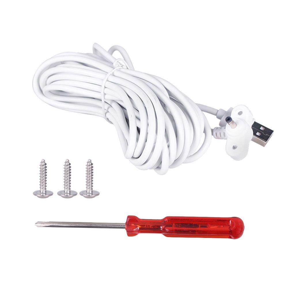 Weatherproof Outdoor Extension Power Adapter Charger Cable - 6m