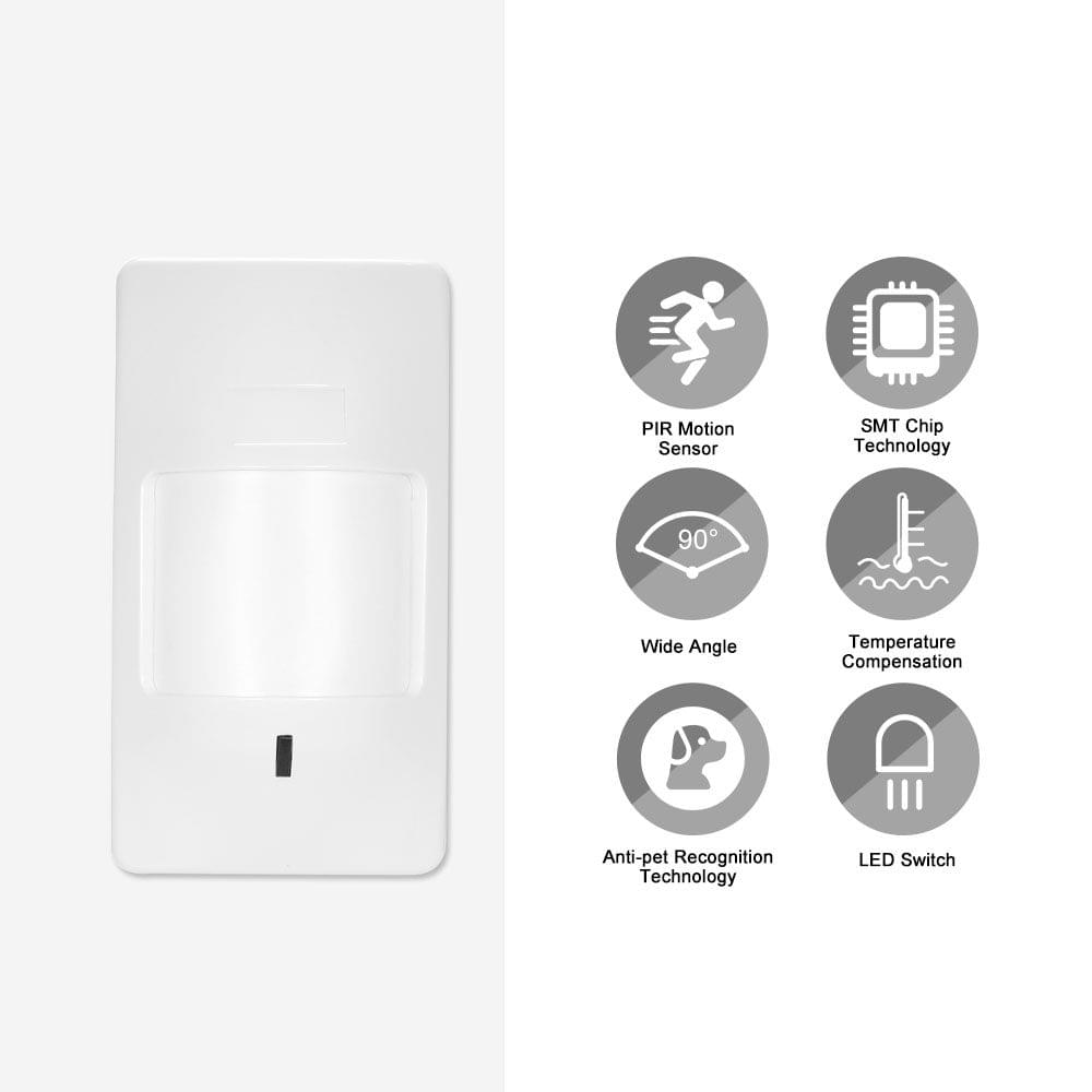 Anti-Pet PIR Motion Sensor Wired Alarm Dual Infrared