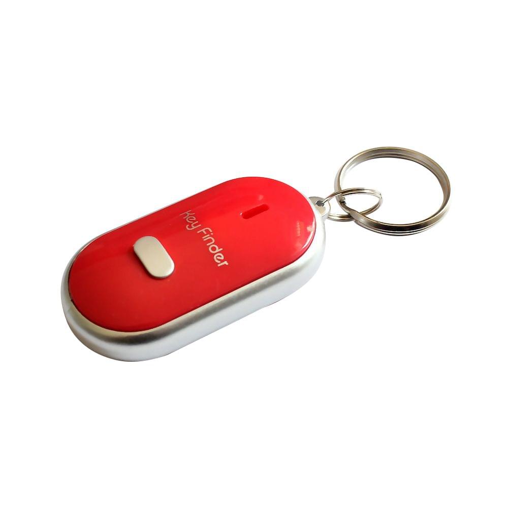 Mini LED Light Anti-lost Whistle Key Finder Flashing Beeping
