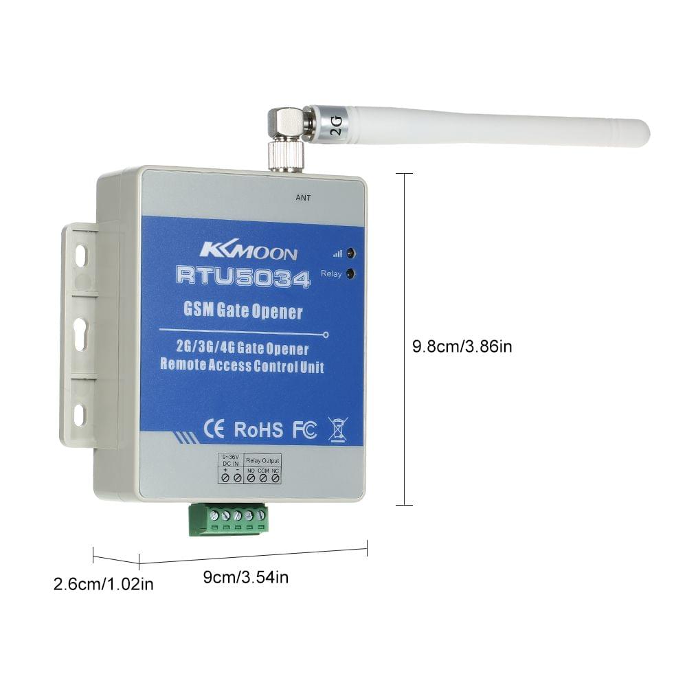 KKmoon? GSM Door Gate Opener Remote Relay Switch Free Call