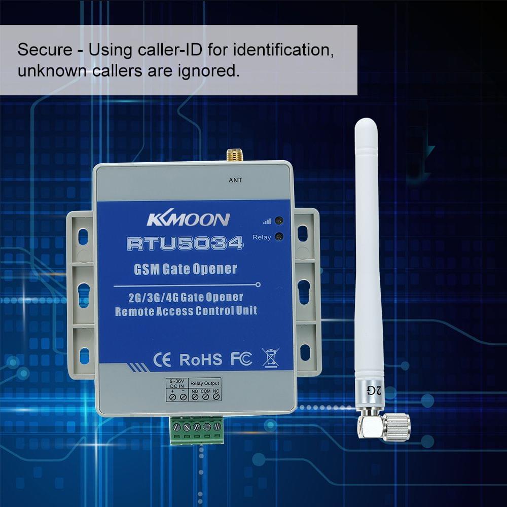 KKmoon? GSM Door Gate Opener Remote Relay Switch Free Call