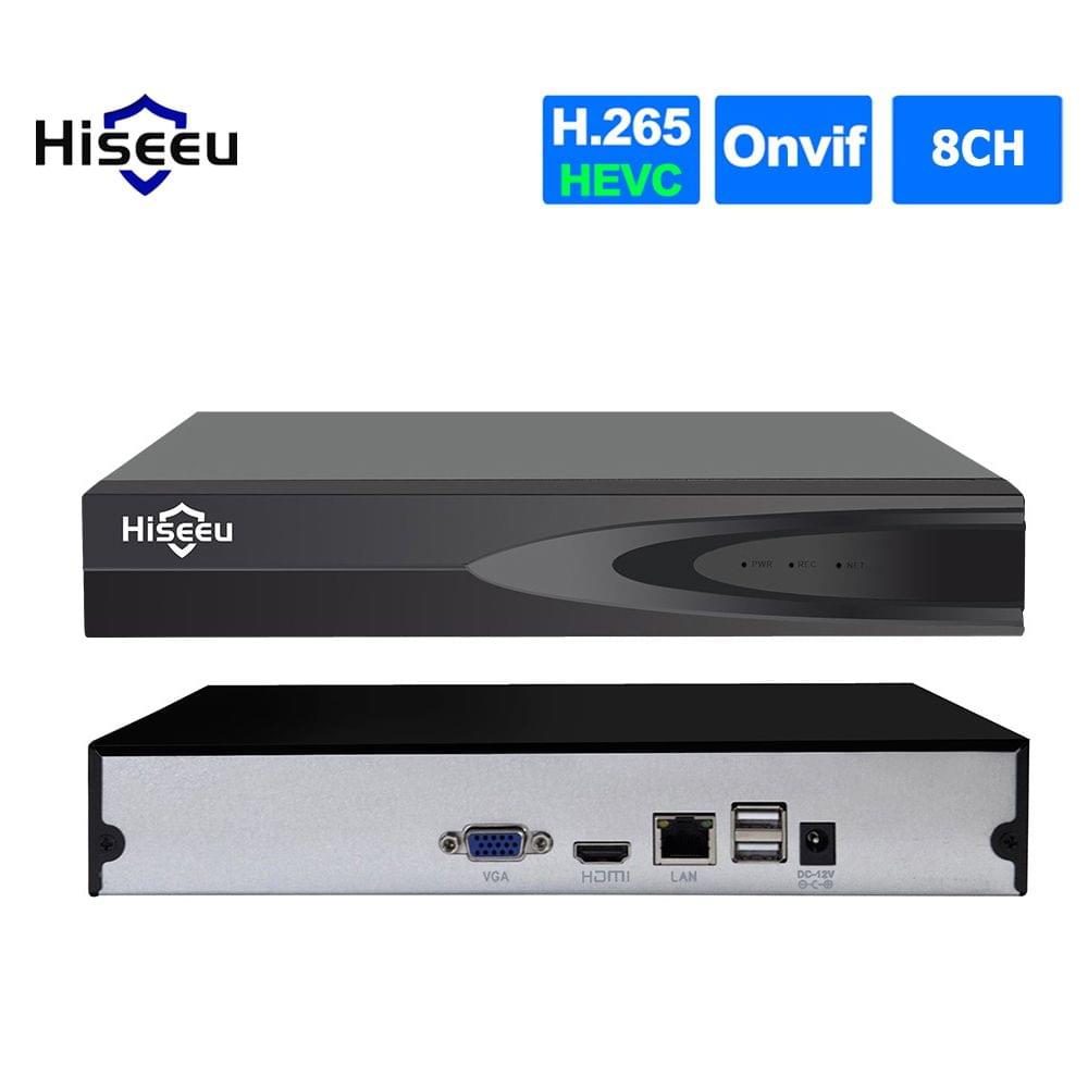 8CH Channel Full HD 1080P NVR Network Video Recorder Support - EU Plug