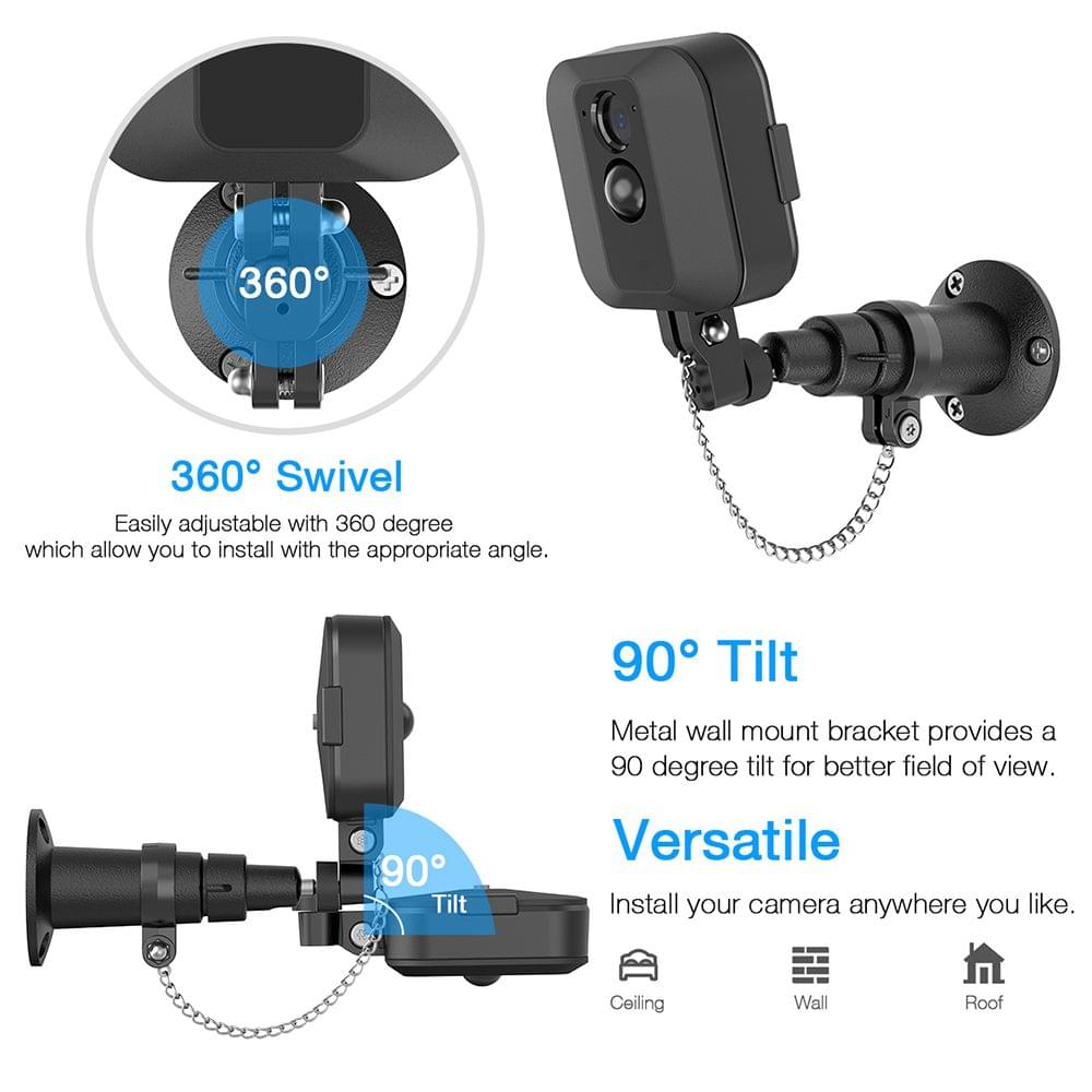 2pcs DF1012 Aobelieve Outdoor Security Wall Mount with Chain - 2pcs