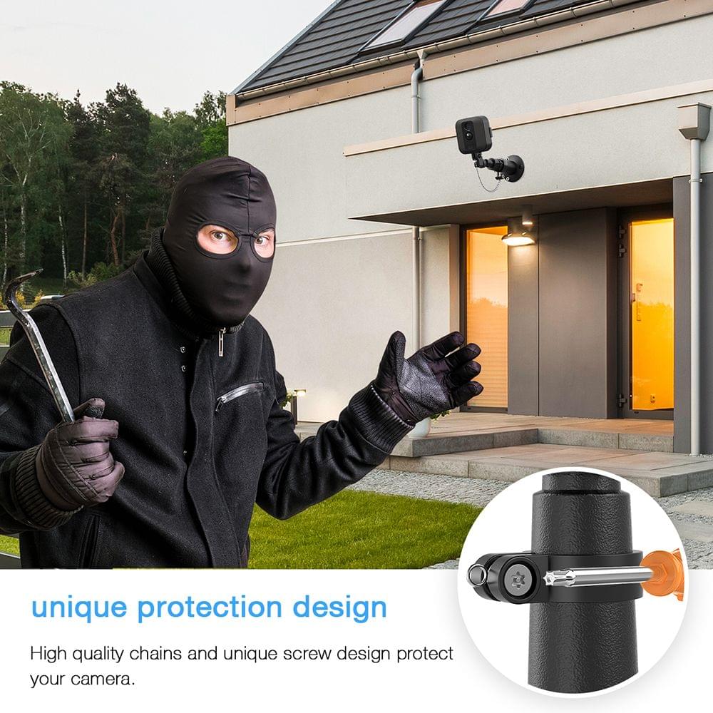 2pcs DF1012 Aobelieve Outdoor Security Wall Mount with Chain - 2pcs