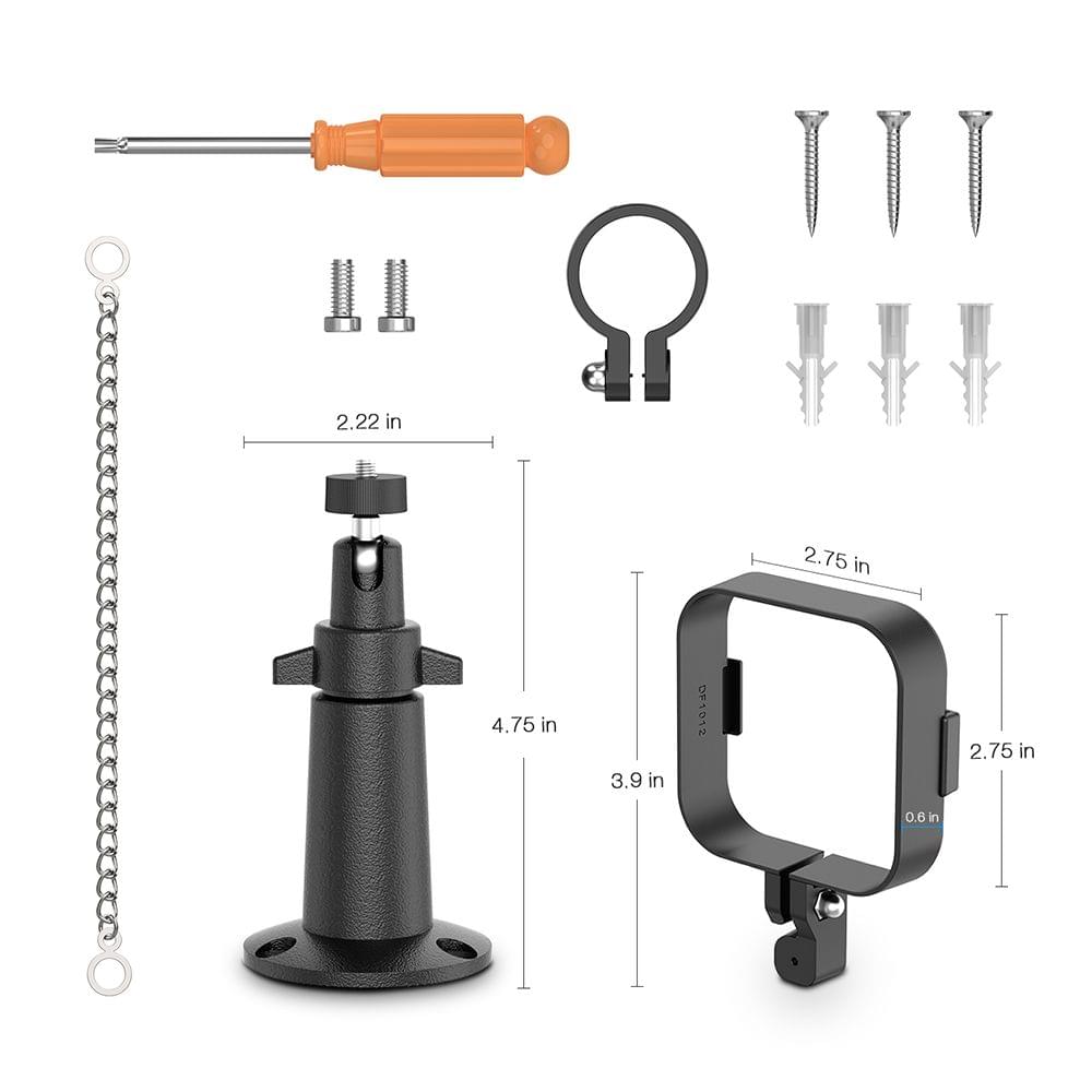 2pcs DF1012 Aobelieve Outdoor Security Wall Mount with Chain - 2pcs