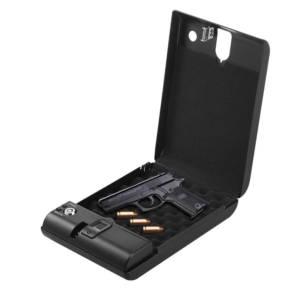 Fingerprint Safes Portable Security Box Car Safebox Pistol