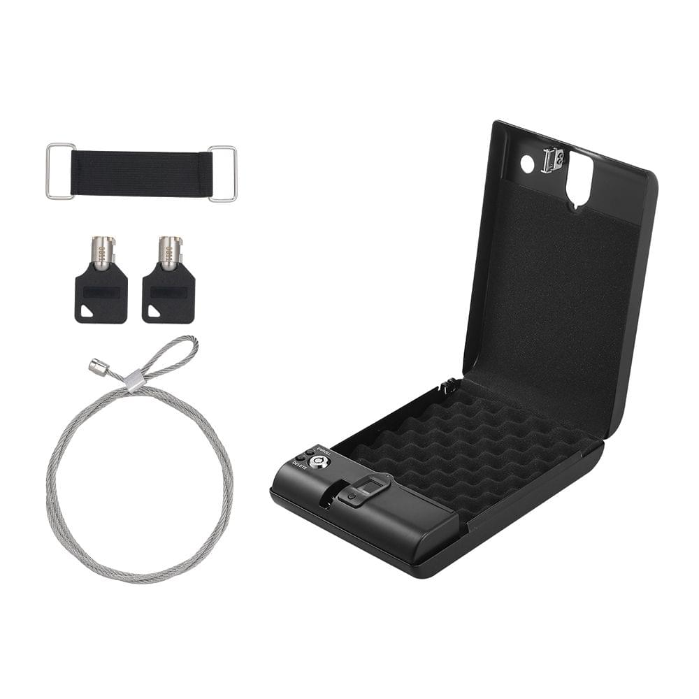 Fingerprint Safes Portable Security Box Car Safebox Pistol