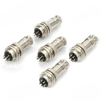 DIY 16mm 7-Pin GX16 Aviation Plug Socket Connector