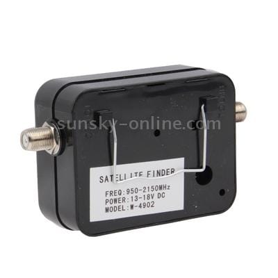 Satellite Finder Signal Search Meter for SAT Dish LNB Directv (Black)