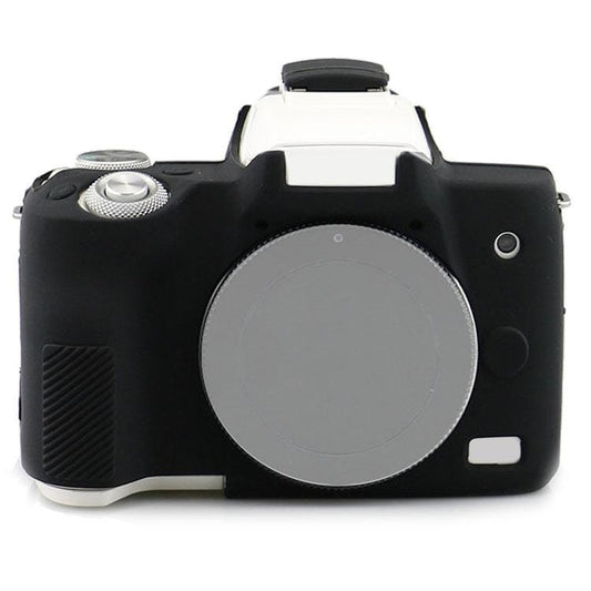 Richwell  Silicone Armor Skin Case Body Cover Protector for Canon EOS M50 Body Digital Camera (Black)