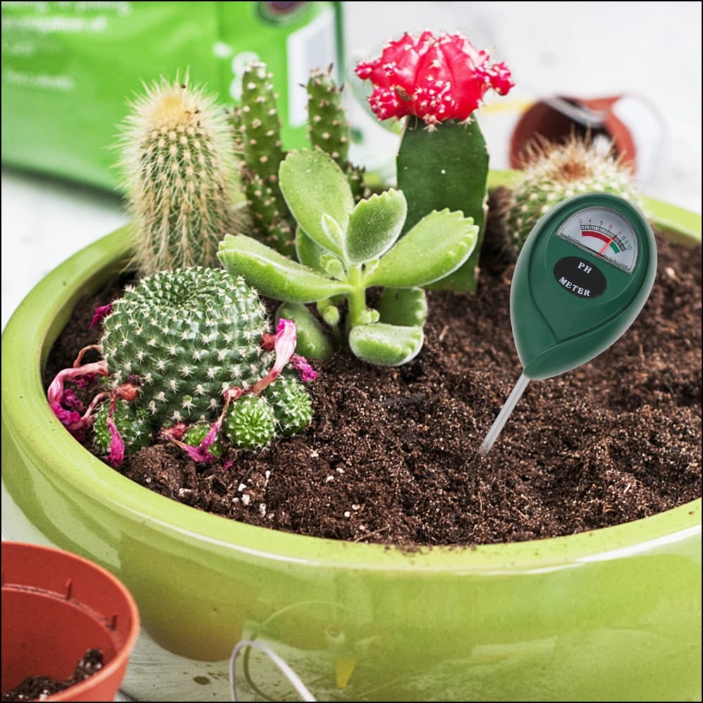 RZ101 Mini Soil PH Moisture Humidity Measuring PH Meter Soil Moisture Monitor Hygrometer Gardening Plant Farming Moisture Tester