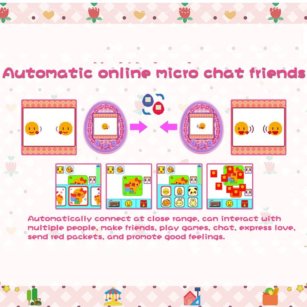 Cartoon Electronic Pet Handheld Virtual Pet Kids Toy Gift