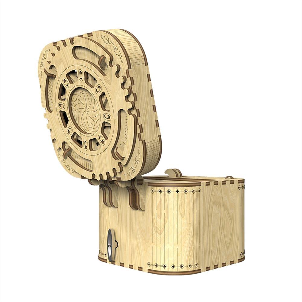 DIY Music Box 3D Puzzle-Model Wooden Music Box Educational