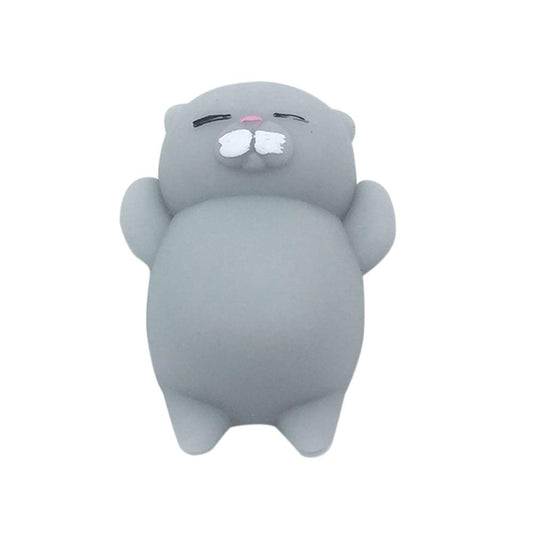 Grey Cat Colorful Adorable Cute Animal Hand Wrist Squeezing - 13