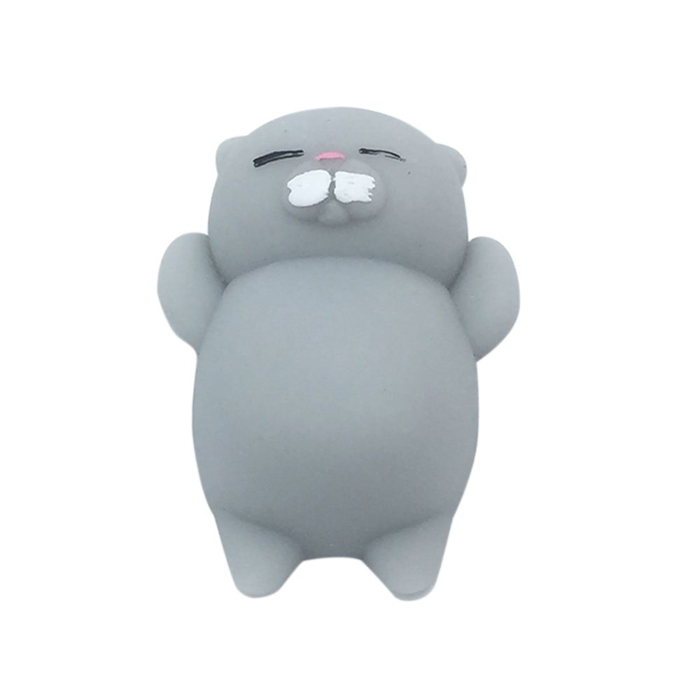 Grey Cat Colorful Adorable Cute Animal Hand Wrist Squeezing - 13