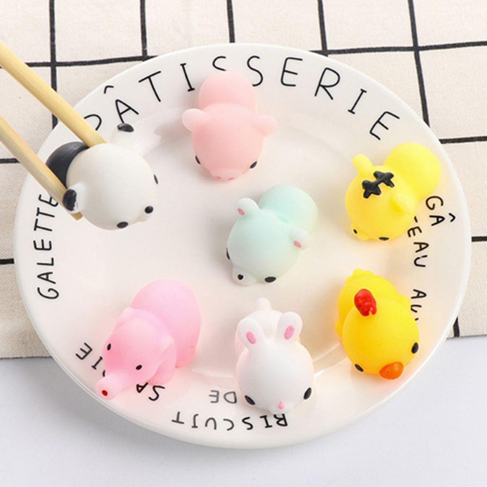 Rabbit Colorful Adorable Cute Animal Hand Wrist Squeezing - 7