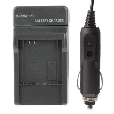 Digital Camera Battery Smart Charger with Power Plug & Car Charger Travelling Set for Gopro HD HERO3 (Black)