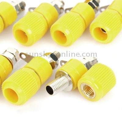 DIY Binding Post Terminals (Yellow)