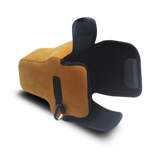 For Sony A7R4NEOpine Neoprene Soft Camera Inner Protective Triangle Bag with Carabiner, Color:Brown