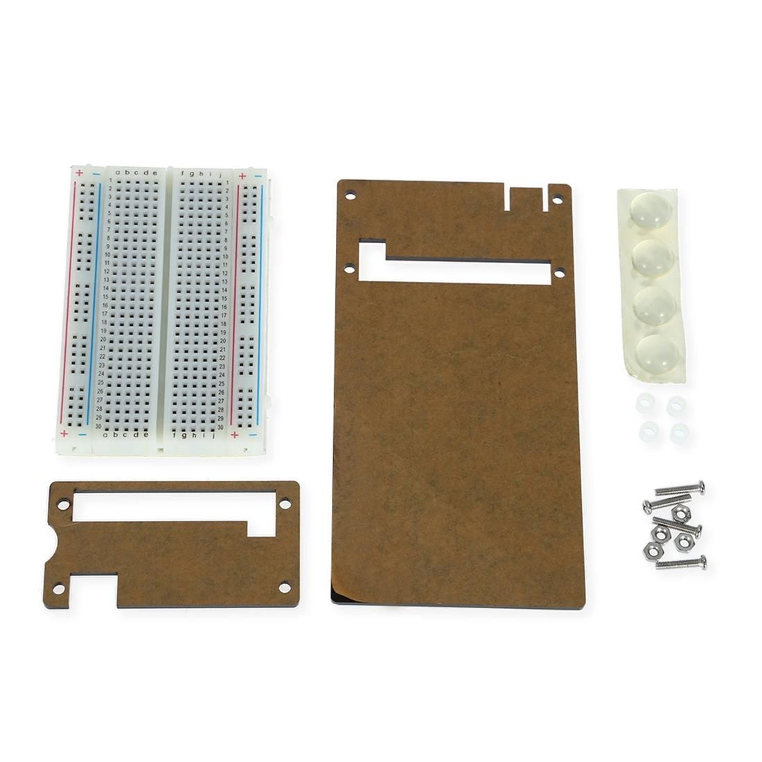 LDTR - PJ010 Experimental Platform for Raspberry Pi Zero w / Breadboard (Black)