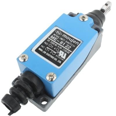 ME-8122 Parallel Roller Plunger Actuator Mini Limit Switch (Blue)
