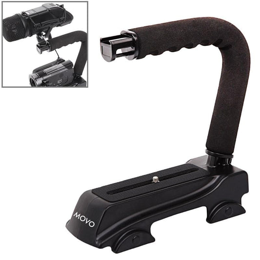 C-Shape Mount Holder for DSLR / Camcorder DV, ECR-007DB (Black)