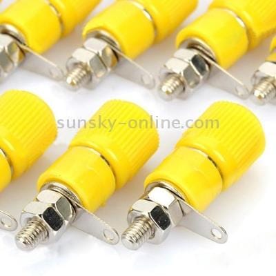 DIY Binding Post Terminals (Yellow)
