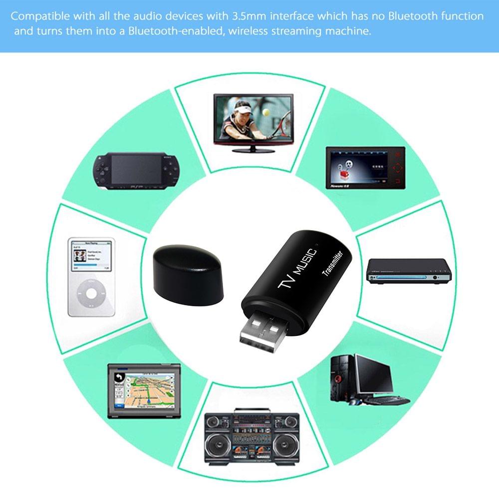 TS-BT35F05 USB Bluetooth Audio Transmitter Wireless Stereo