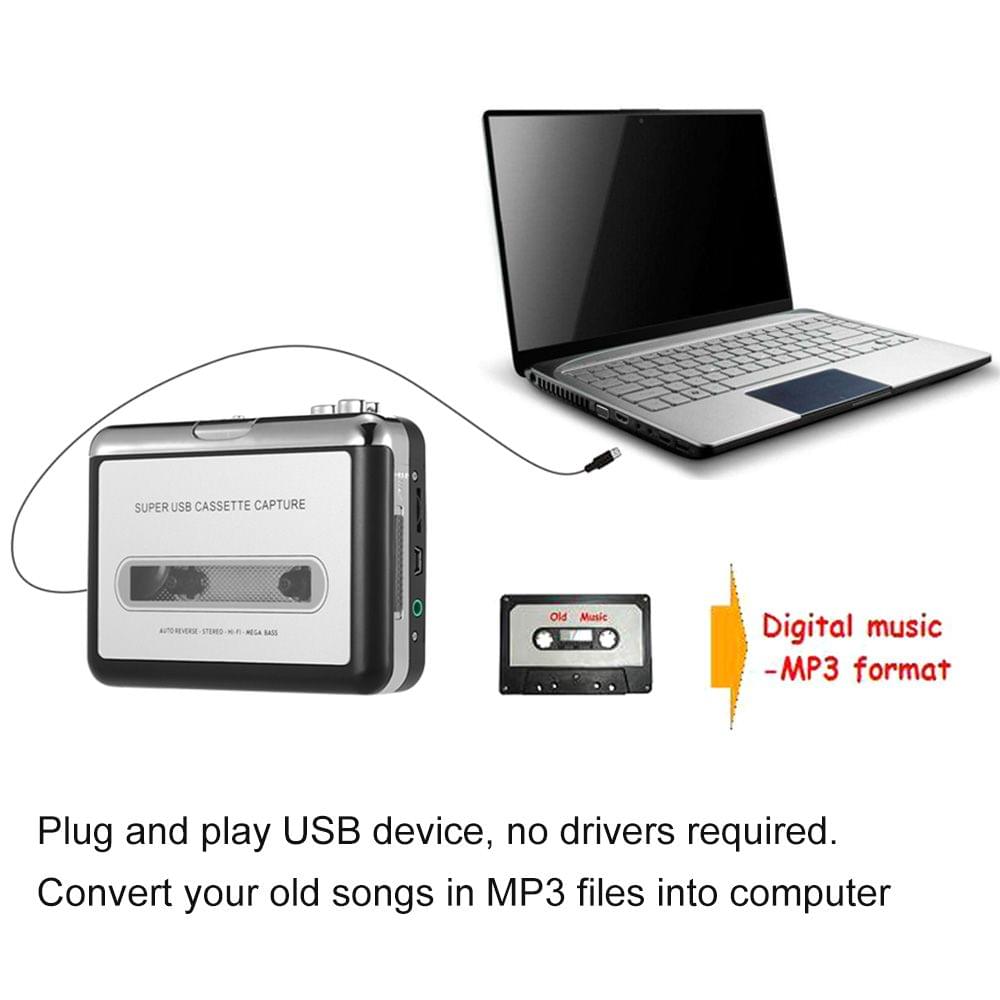 ezcap USB Cassette Capture  Cassette Tape-to-MP3 Converter