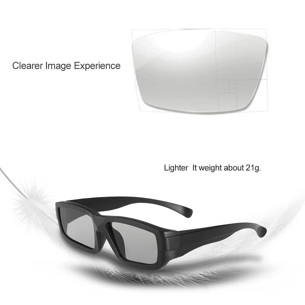 Passive 3D Glasses Circular Polarized Lenses for Polarized - 15cm