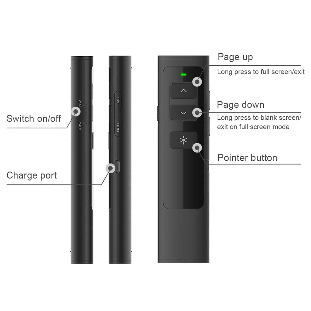 DSIT013 Wireless Laser Presenter Pointer Pen 2.4GHz
