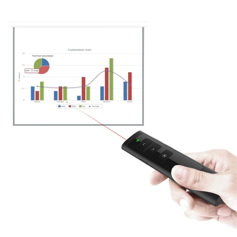 DSIT013 Wireless Laser Presenter Pointer Pen 2.4GHz
