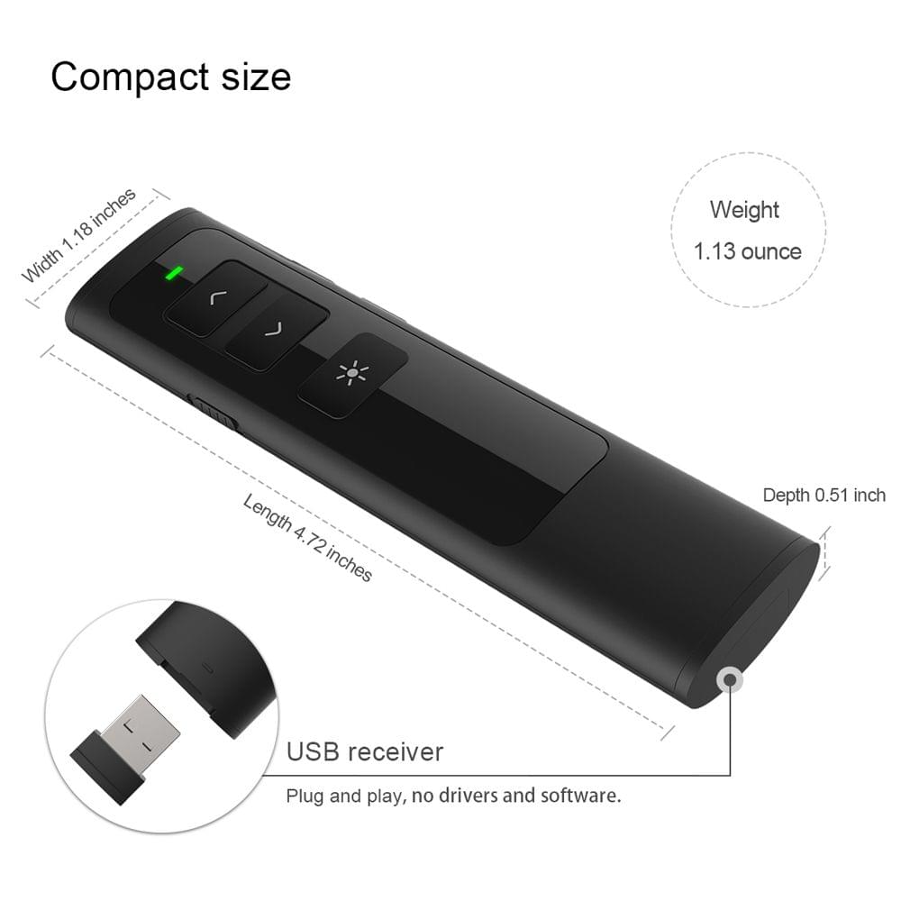 DSIT013 Wireless Laser Presenter Pointer Pen 2.4GHz
